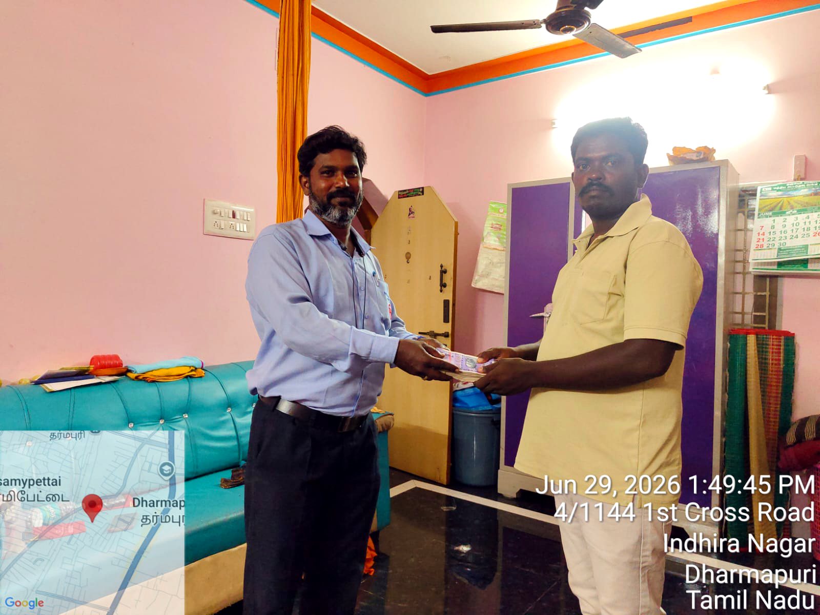 Assisting a member at the branch