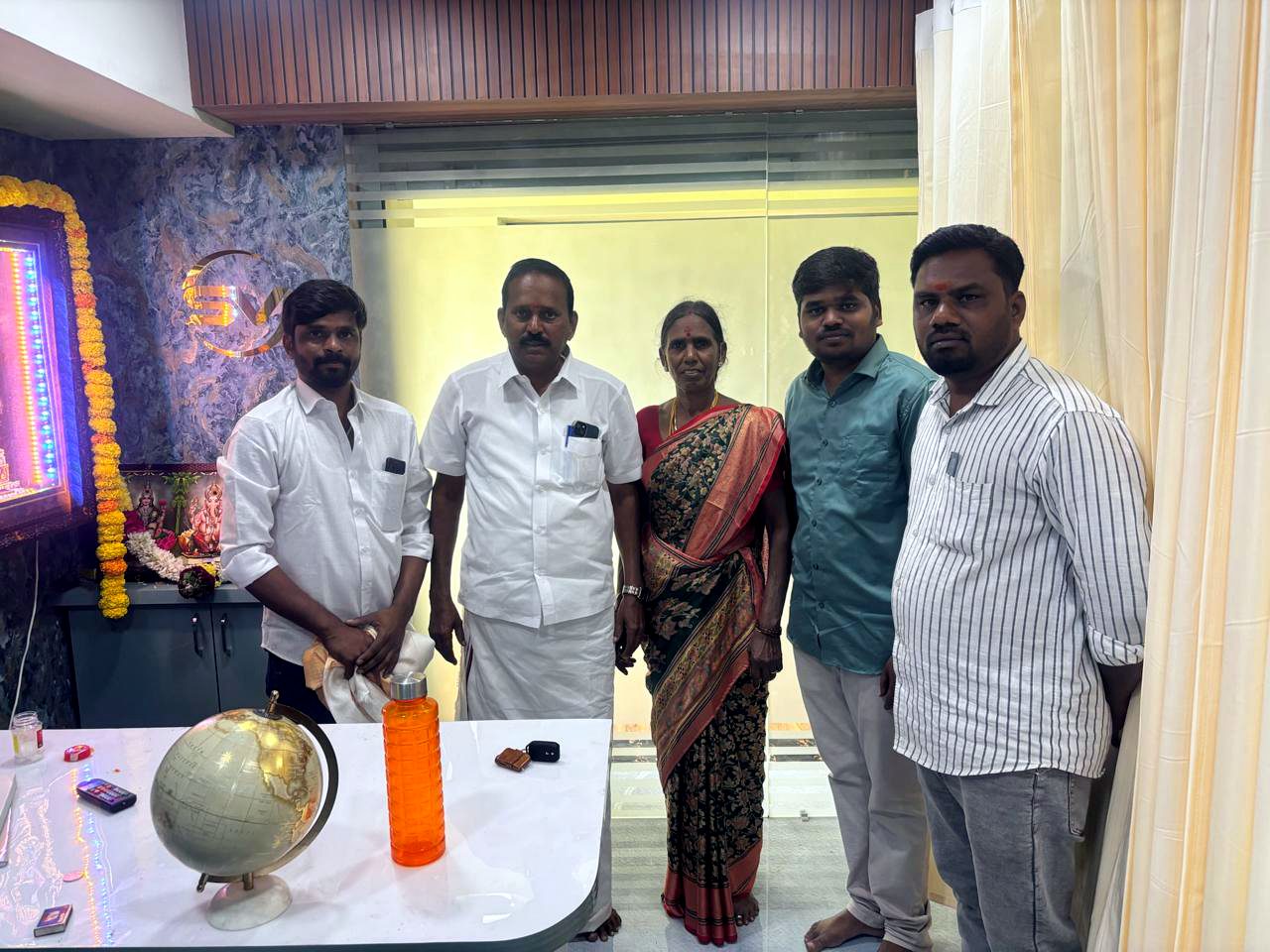 Team members at the branch